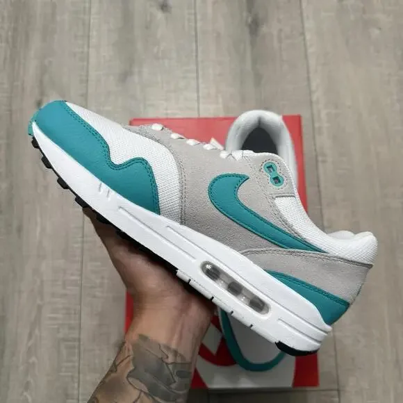 Nike Air Max 1 SC Clear Jade Green White Sneakers Retro DZ4549-001 Size 9 Men - Picture 2 of 7